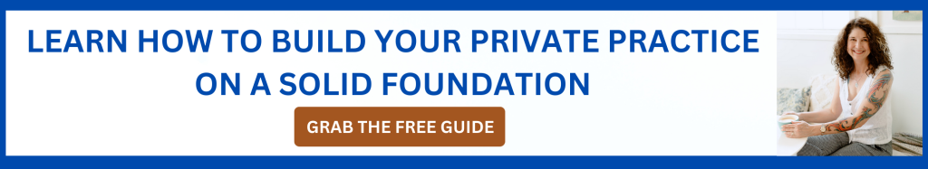 Kate Walker Training essential guide to private practice