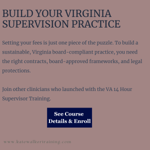 Building a Virginia supervisor practice for LCSWs